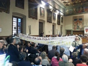 protest at Prato city council1